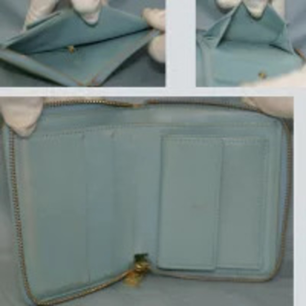 Louis Vuitton Vernis Zippered Wallet Bloom Baby Blue - Picture 2 of 3